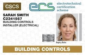 Building Controls Installer and Engineer ECS Card